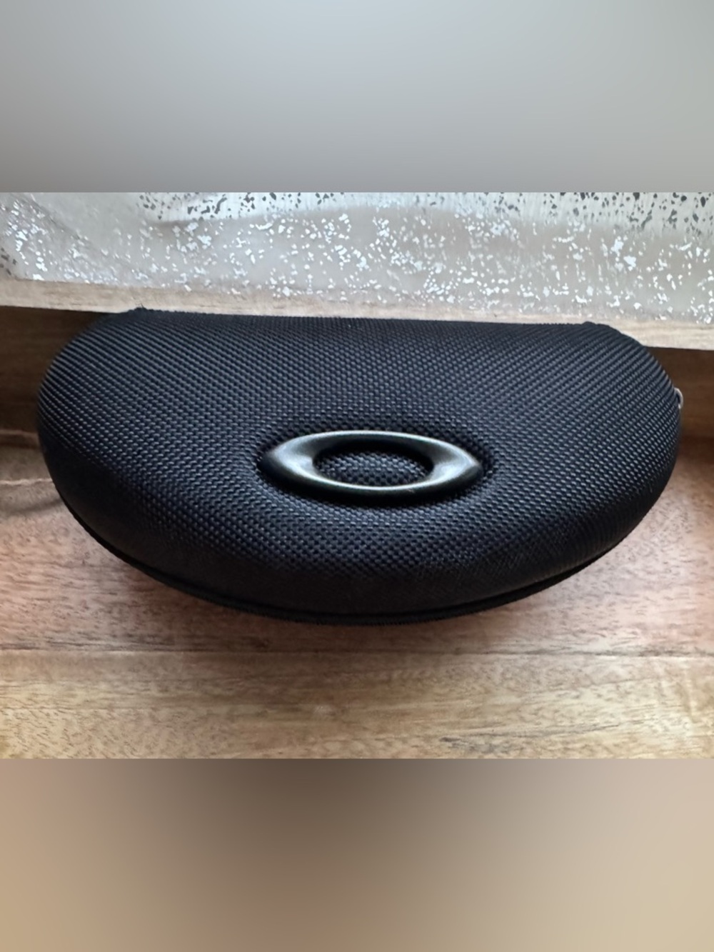 Oakley Black Textured Hard Shell Sunglasses Case